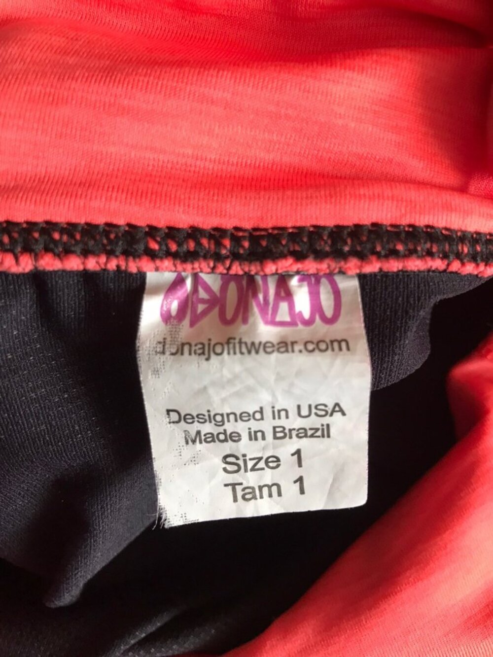 Donajo sz 1 Small Womens heathered orange Tennis Pickleball Athletic Skirt Skort - Picture 4 of 5